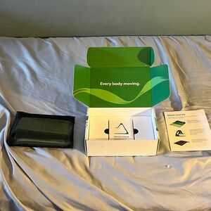 Floral Green Exercise Bands Set with Stand - NIB